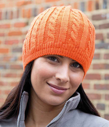 Result Mariner Knitted Hat - Burnt Orange (RS370)