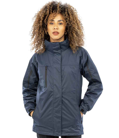 Result Ladies Journey 3-in-1 Jacket with Soft Shell Inner - Navy/Black (RS400F)