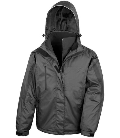 Result Journey 3-in-1 Jacket with Soft Shell Inner - Black/Black (RS400M)