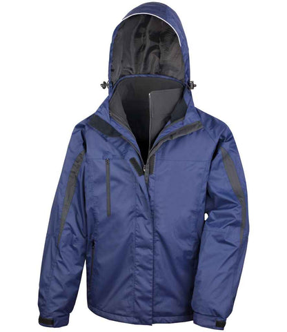 Result Journey 3-in-1 Jacket with Soft Shell Inner - Navy/Black (RS400M)
