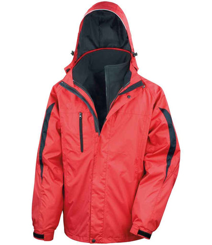 Result Journey 3-in-1 Jacket with Soft Shell Inner - Red/Black (RS400M)
