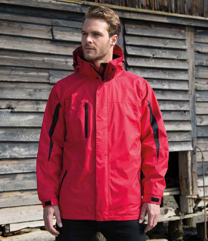 Result Journey 3-in-1 Jacket with Soft Shell Inner - Red/Black (RS400M)