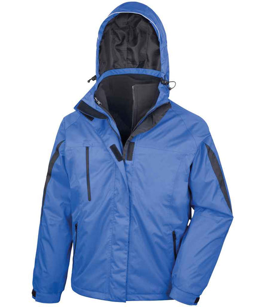 Result Journey 3-in-1 Jacket with Soft Shell Inner - Royal Blue/Black (RS400M)
