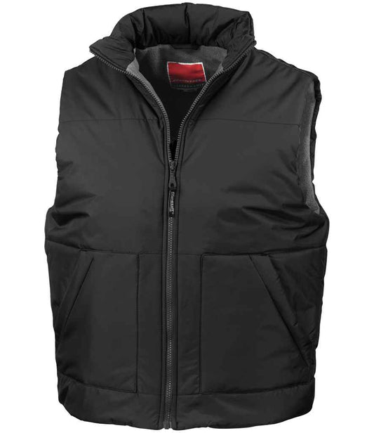 Result Fleece Lined Bodywarmer - Black (RS44)