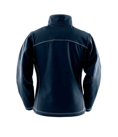 Result Work-Guard Ladies Treble Stitch Soft Shell Jacket - Navy (RS455F)