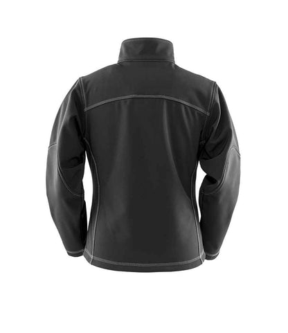 Result Work-Guard Treble Stitch Soft Shell Jacket - Black (RS455M)