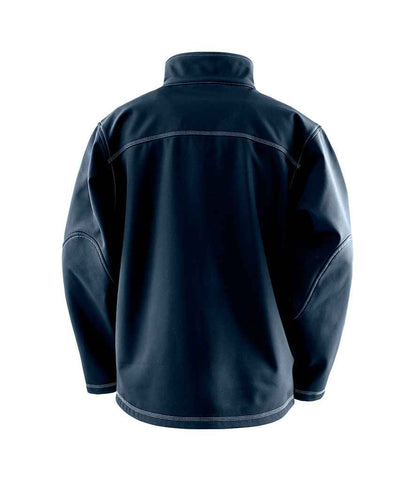 Result Work-Guard Treble Stitch Soft Shell Jacket - Navy (RS455M)