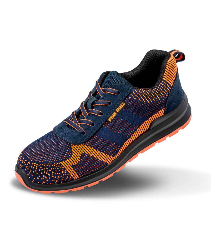 Result Work-Guard Hardy SRA SB Safety Trainers - Navy/Orange (RS457)