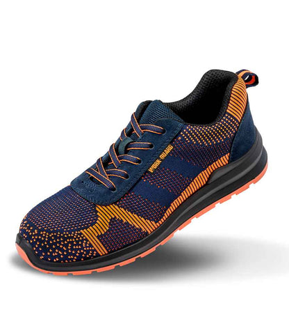 Result Work-Guard Hardy SRA SB Safety Trainers - Navy/Orange (RS457)
