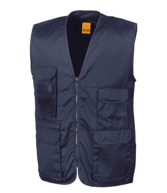 Result Work-Guard Safari Waistcoat - Midnight Navy (RS45)