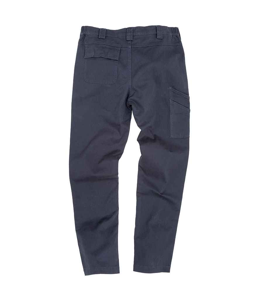 Result Work-Guard Super Stretch Slim Chino Trousers - Navy (RS470M)