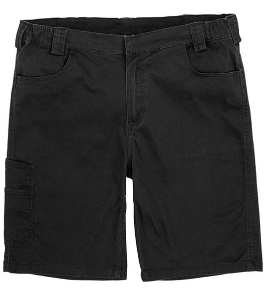 Result Work-Guard Stretch Slim Chino Shorts - Black (RS471)