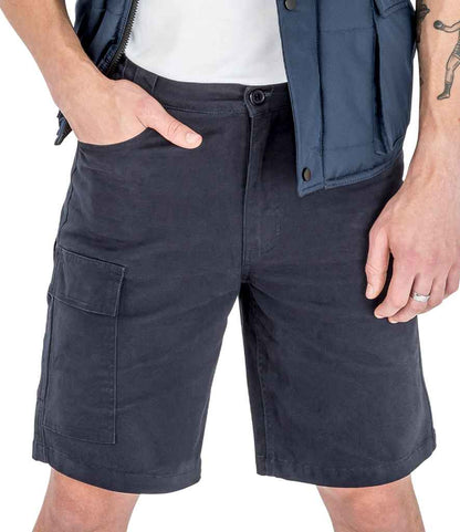 Result Work-Guard Stretch Slim Chino Shorts - Navy (RS471)
