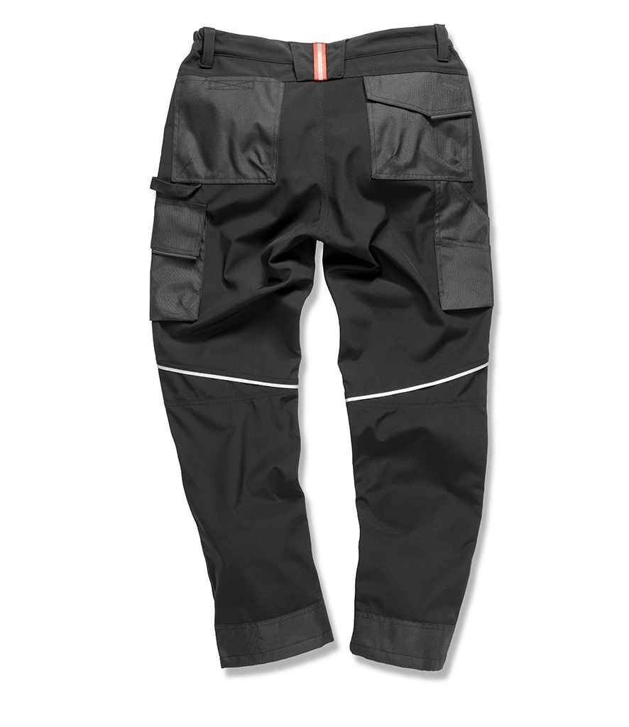 Result Work-Guard Slim Fit Soft Shell Trousers - Black (RS473)