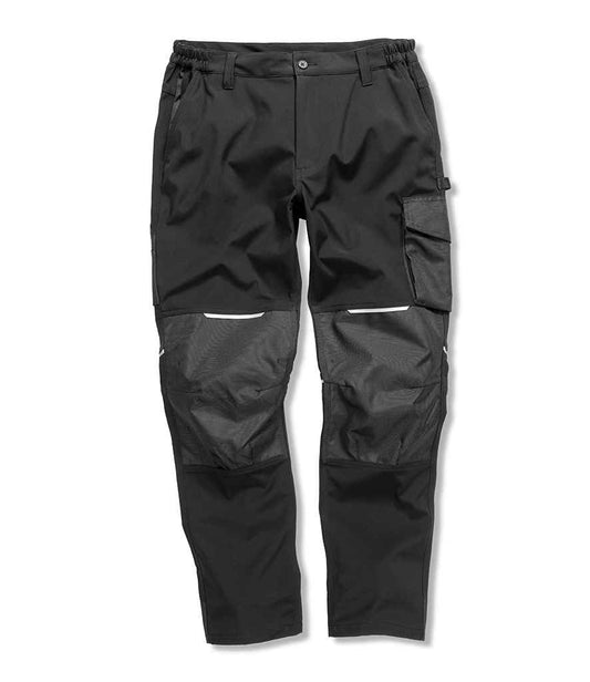 Result Work-Guard Slim Fit Soft Shell Trousers - Black (RS473)