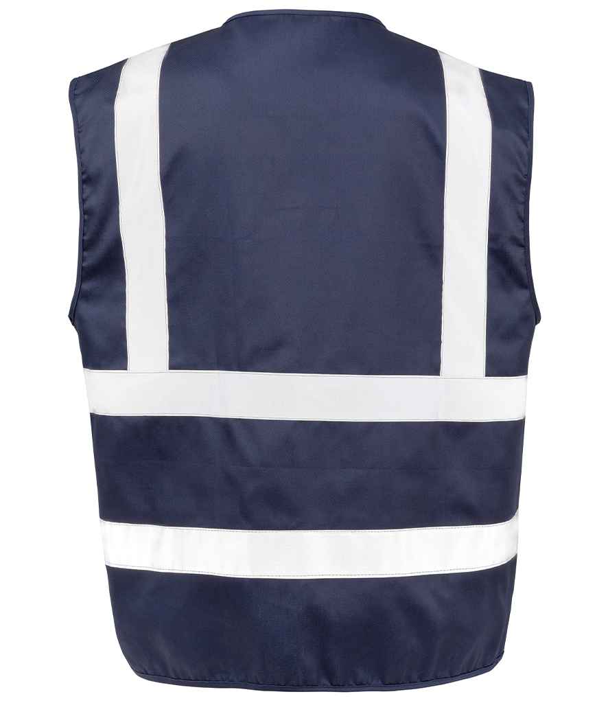 Result Safe-Guard Heavy Duty Poly/Cotton Security Vest - Navy (RS477)