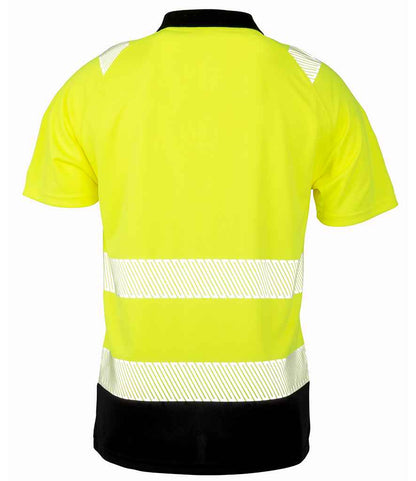 Result Genuine Recycled Safety Polo Shirt - Fluorescent Yellow (RS501)