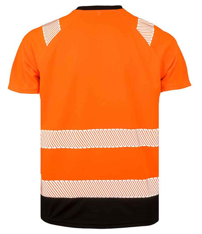 Result Genuine Recycled Safety T-Shirt - Fluorescent Orange (RS502)