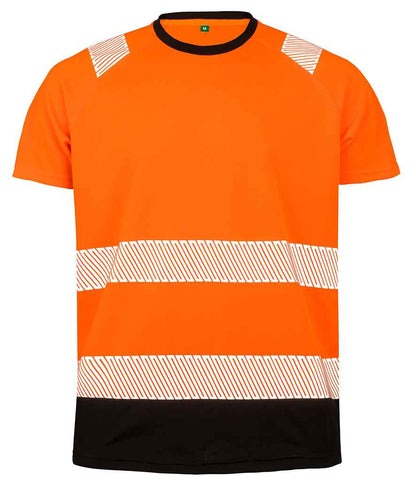 Result Genuine Recycled Safety T-Shirt - Fluorescent Orange (RS502)