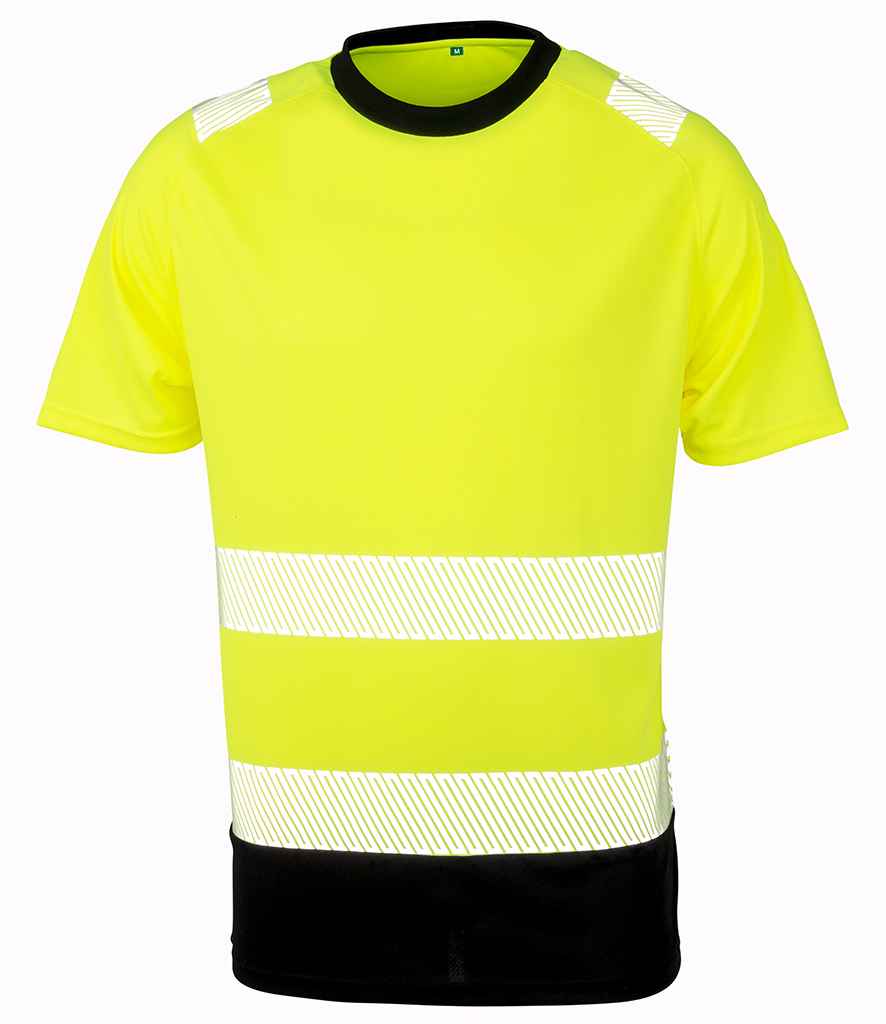 Result Genuine Recycled Safety T-Shirt - Fluorescent Yellow (RS502)