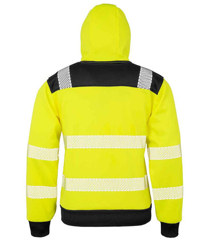 Result Genuine Recycled Safety Zip Hoodie - Fluorescent Yellow (RS503)