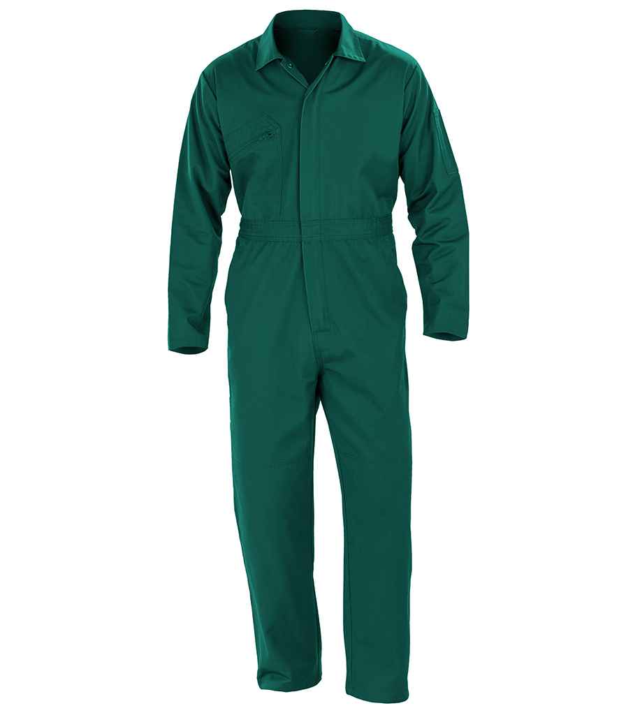 Result Genuine Recycled Action Overalls - Bottle Green (RS510)