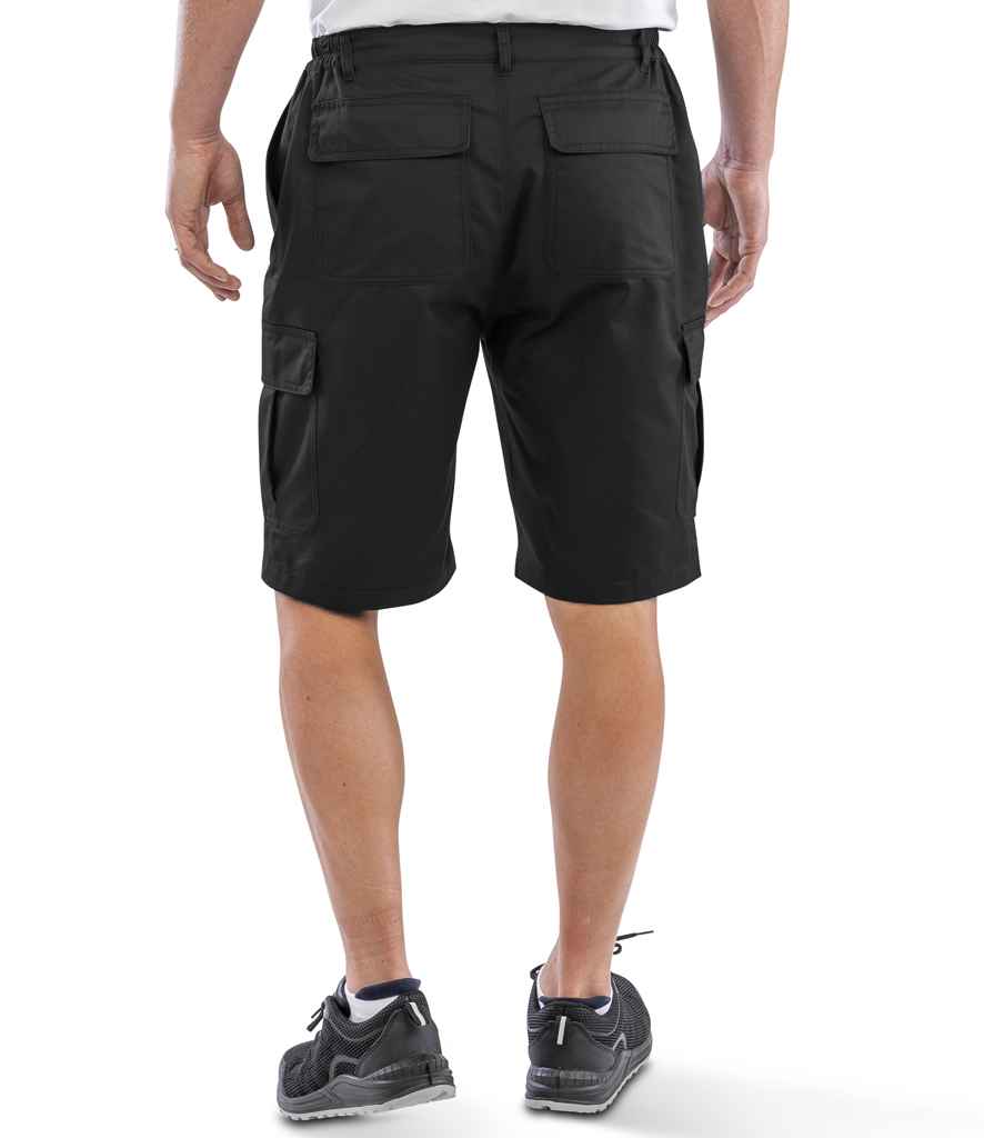 Result Recycled Work-Guard Utility Shorts - Black (RS512)