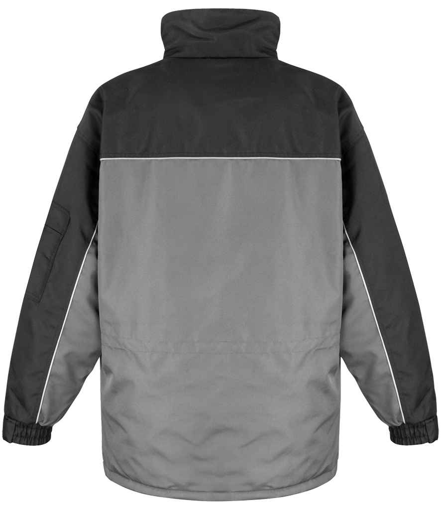 Result Work-Guard Heavy Duty Combo Coat - Grey/Black (RS72)