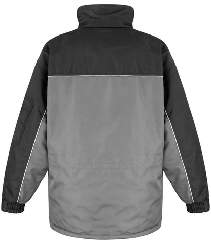 Result Work-Guard Heavy Duty Combo Coat - Grey/Black (RS72)