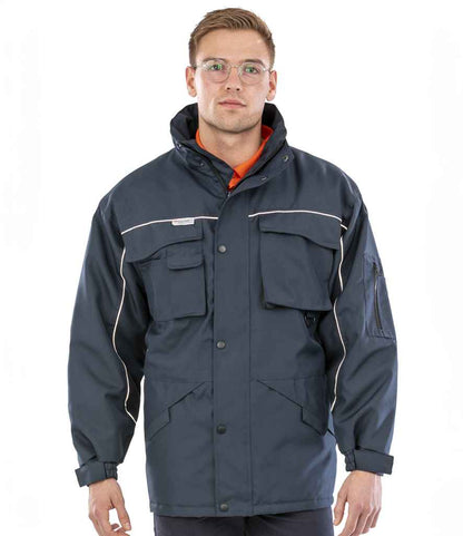 Result Work-Guard Heavy Duty Combo Coat - Navy/Navy (RS72)