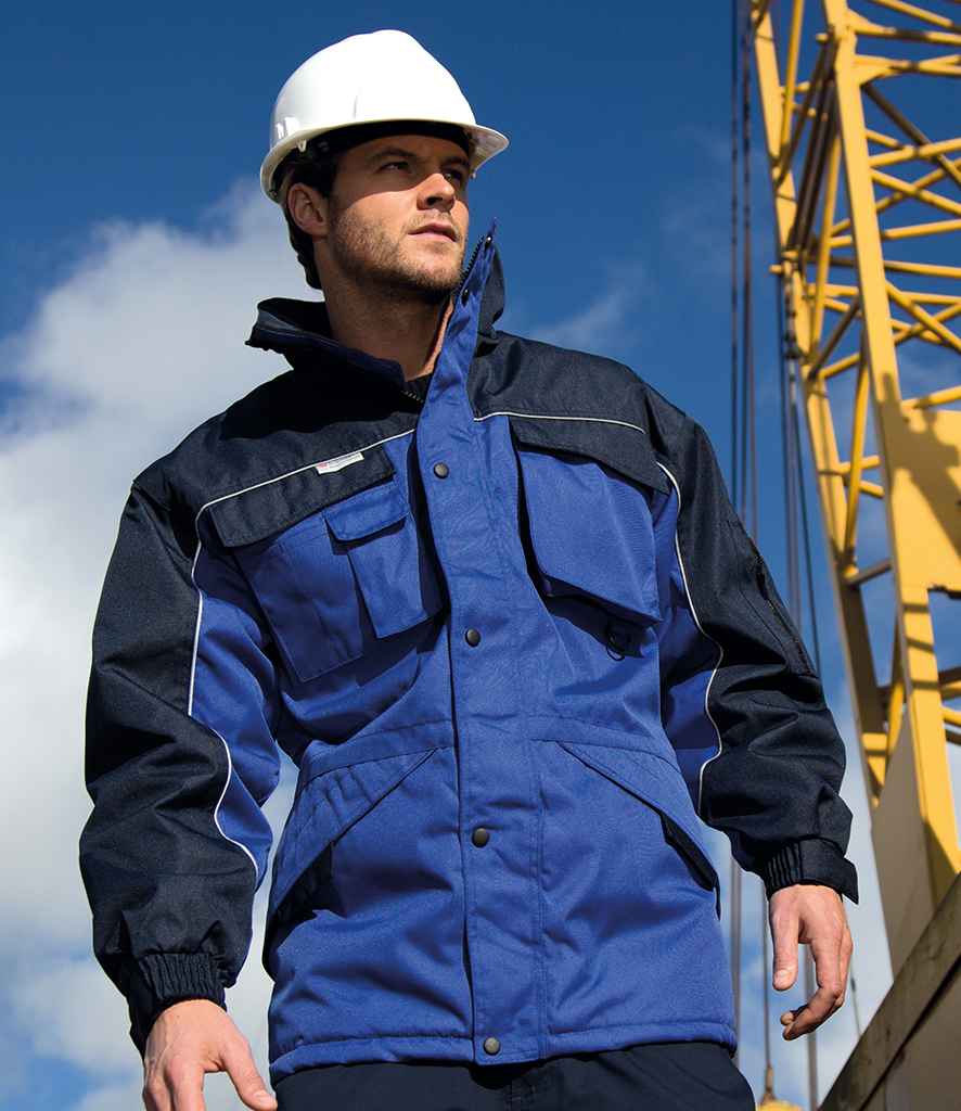 Result Work-Guard Heavy Duty Combo Coat - Royal Blue/Navy (RS72)
