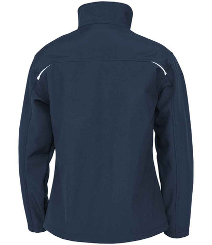 Result Genuine Recycled Ladies Three Layer Printable Soft Shell Jacket - Navy (RS900F)