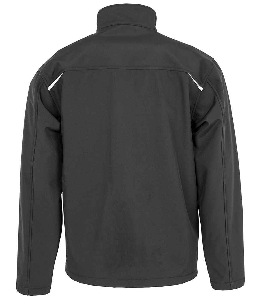 Result Genuine Recycled Three Layer Printable Soft Shell Jacket - Black (RS900)