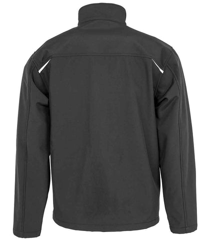 Result Genuine Recycled Three Layer Printable Soft Shell Jacket - Black (RS900)