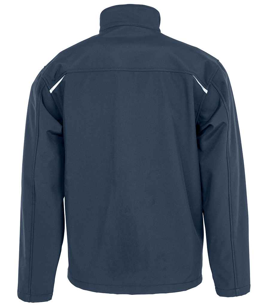 Result Genuine Recycled Three Layer Printable Soft Shell Jacket - Navy (RS900)