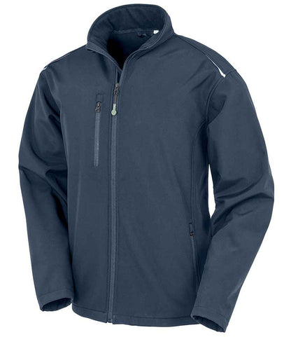 Result Genuine Recycled Three Layer Printable Soft Shell Jacket - Navy (RS900)