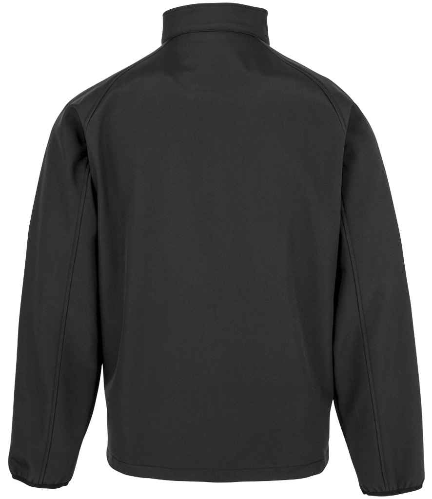 Result Genuine Recycled Kids Two Layer Printable Soft Shell Jacket - Black (RS901B)