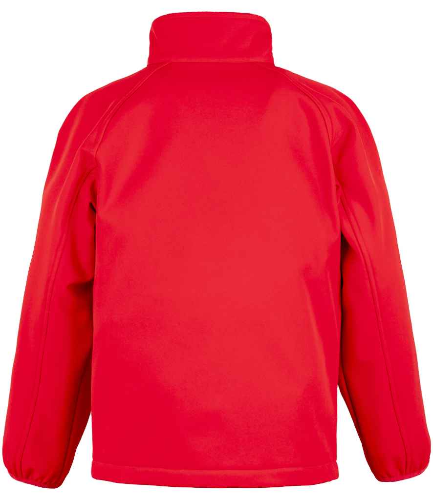 Result Genuine Recycled Kids Two Layer Printable Soft Shell Jacket - Red (RS901B)