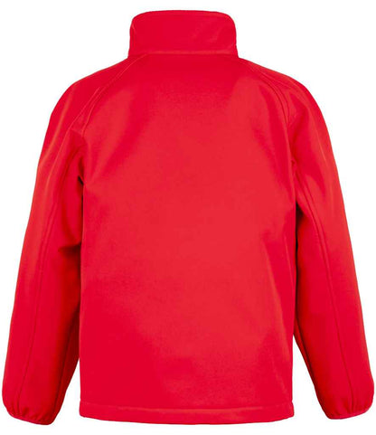 Result Genuine Recycled Kids Two Layer Printable Soft Shell Jacket - Red (RS901B)