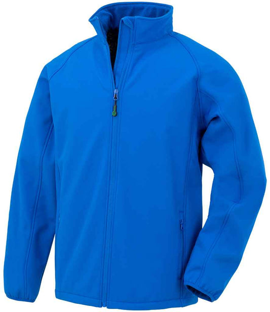 Result Genuine Recycled Kids Two Layer Printable Soft Shell Jacket - Royal Blue (RS901B)