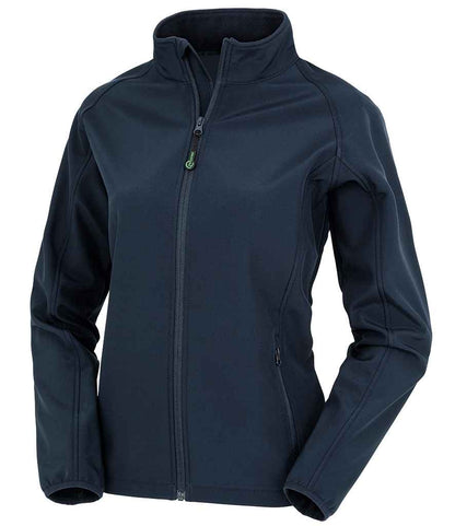 Result Genuine Recycled Ladies Printable Soft Shell Jacket - Navy (RS901F)