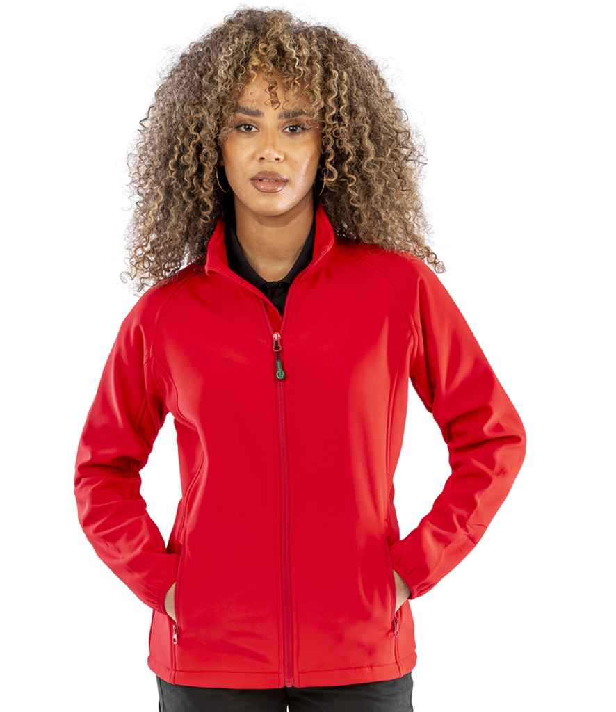 Result Genuine Recycled Ladies Printable Soft Shell Jacket - Red (RS901F)