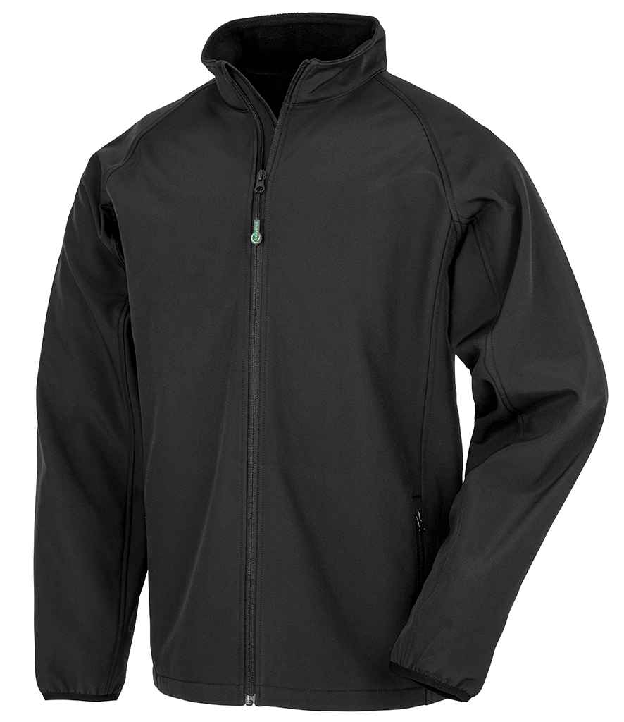 Result Genuine Recycled Printable Soft Shell Jacket - Black (RS901M)