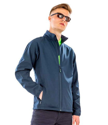 Result Genuine Recycled Printable Soft Shell Jacket - Navy (RS901M)