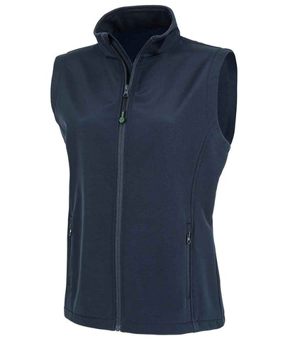 Result Genuine Recycled Ladies Printable Soft Shell Bodywarmer - Navy (RS902F)