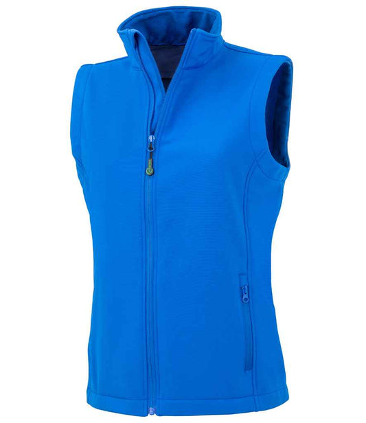 Result Genuine Recycled Ladies Printable Soft Shell Bodywarmer - Royal Blue (RS902F)
