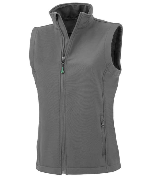 Result Genuine Recycled Ladies Printable Soft Shell Bodywarmer - Workguard Grey (RS902F)