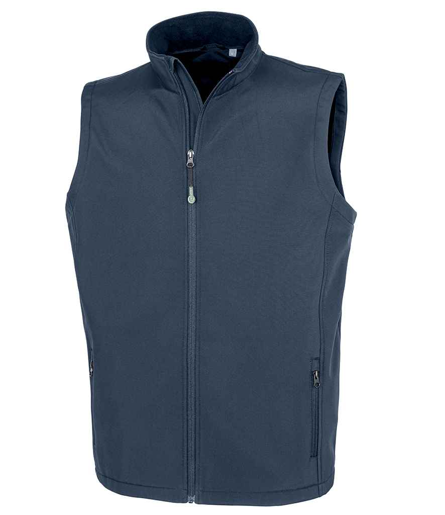 Result Genuine Recycled Printable Soft Shell Bodywarmer - Navy (RS902M)