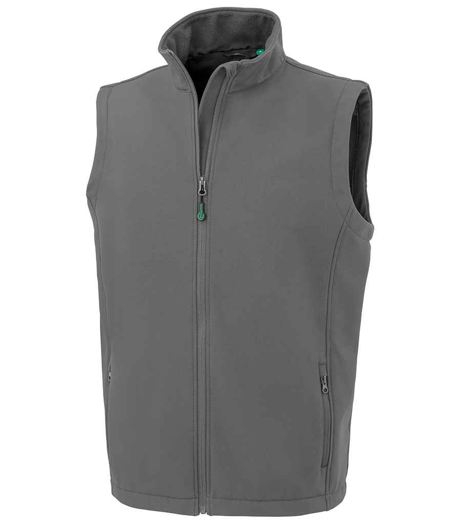 Result Genuine Recycled Printable Soft Shell Bodywarmer - Workguard Grey (RS902M)