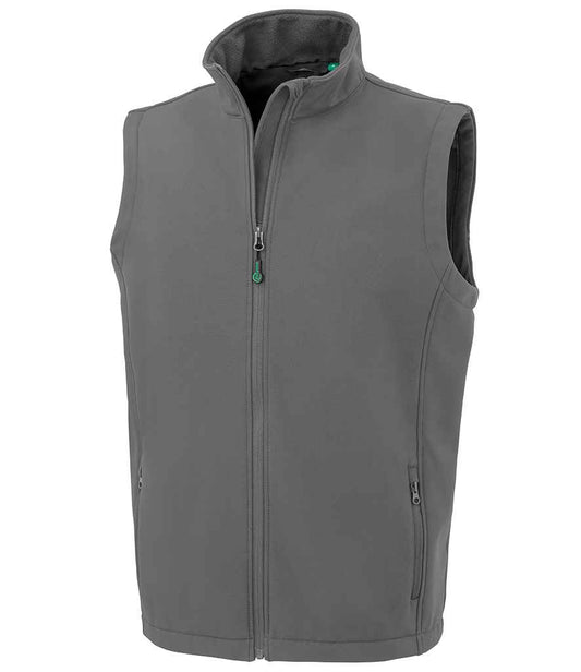 Result Genuine Recycled Printable Soft Shell Bodywarmer - Workguard Grey (RS902M)